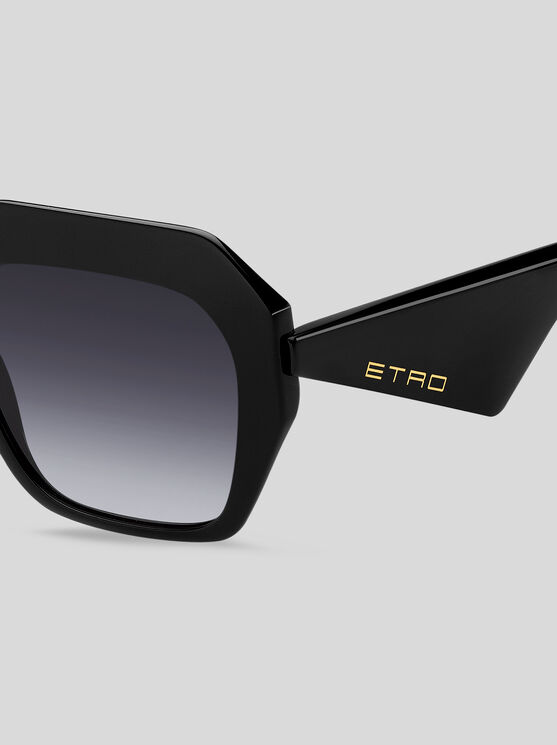 Shop Etro Tailoring Sunglasses In Schwarz