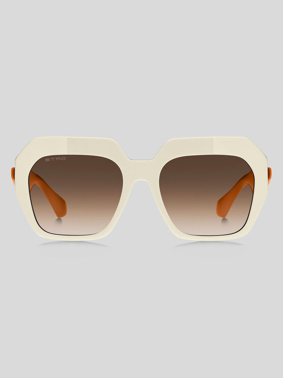 Shop Etro Tailoring Sunglasses In Weiss