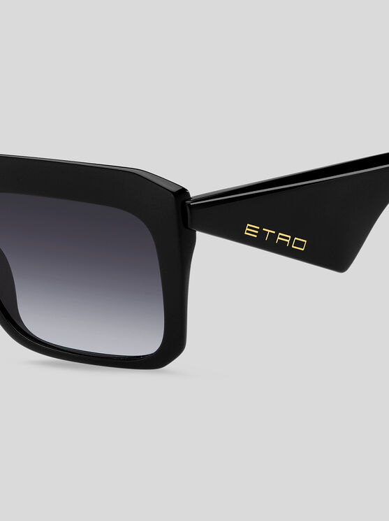 Shop Etro Tailoring Sunglasses In Schwarz