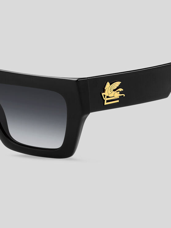 Shop Etro Screen Sunglasses In Schwarz