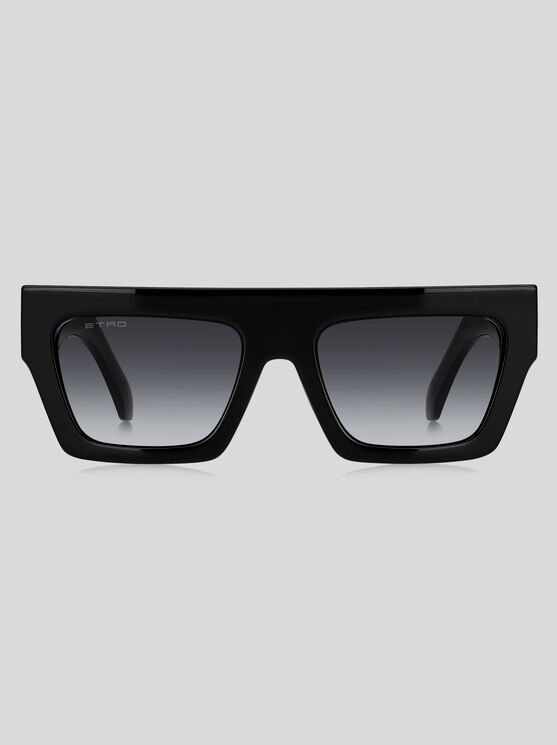 Shop Etro Screen Sunglasses In Schwarz