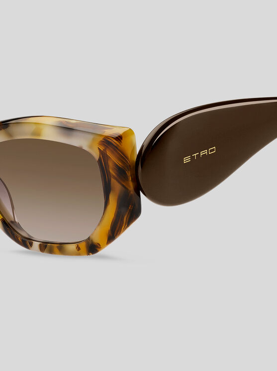 ETRO PAISLEY SUNGLASSES, WOMAN, LIGHT BROWN