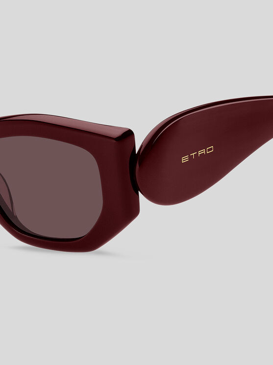 ETRO PAISLEY SUNGLASSES, WOMAN, BURGUNDY