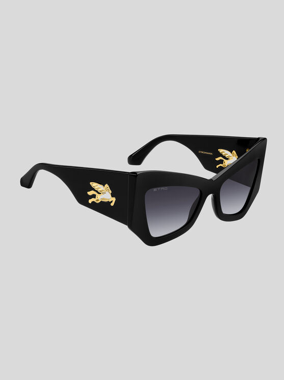 Shop Etro Sunglasses In Schwarz