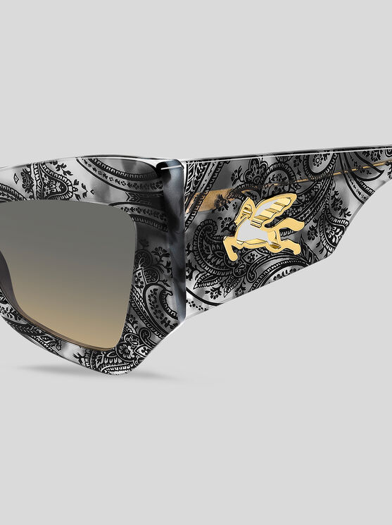 Shop Etro Sunglasses In Grau