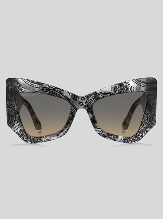 Shop Etro Sunglasses In Grau