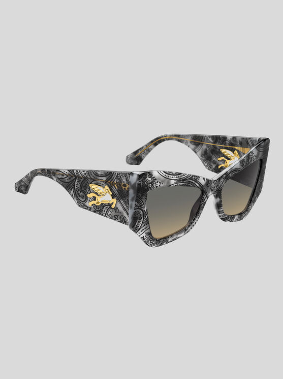 Shop Etro Sunglasses In Grau