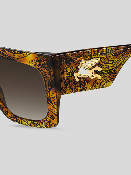 Etro 53mm Gradient Square Sunglasses In Brown