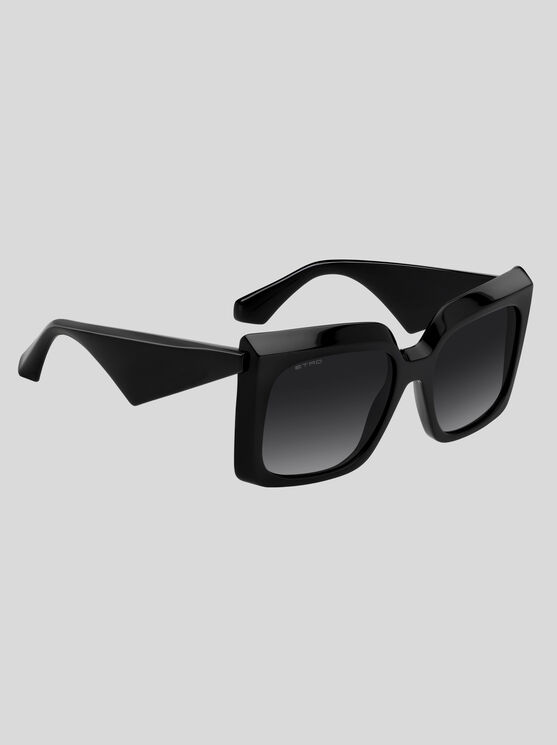 Etro Tailoring Sunglasses, Damen, Schwarz In Black