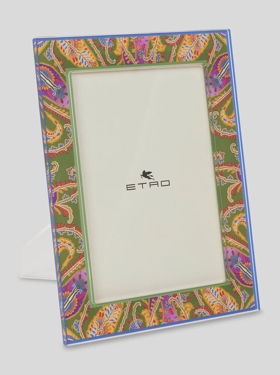 Etro Paisley Photo Frame In Green