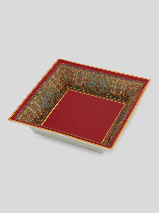 Etro Tablett Aus Porzellan In Rot