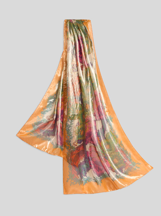 Etro Printed Silk Scarf In Multi