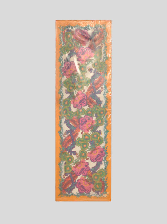 Etro Printed Silk Scarf In Multi