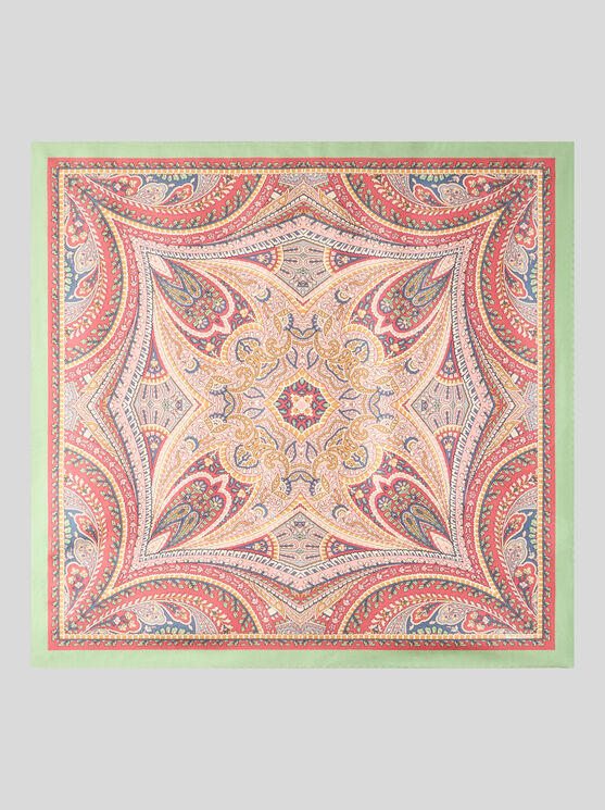 Etro Scarf With Paisley Print In Multi