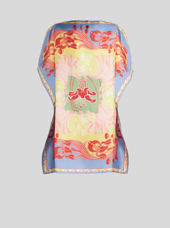 Shop Etro Foulard Top  Summer In Weiss