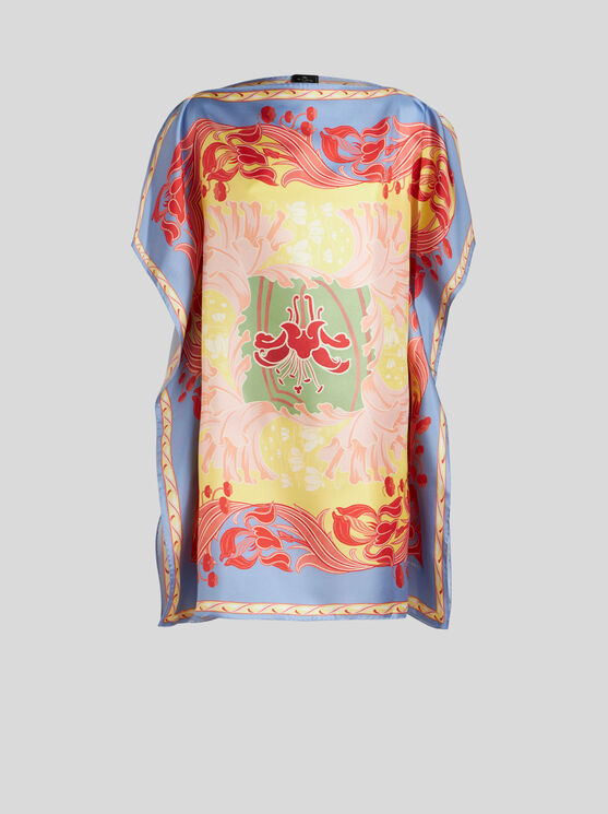 Shop Etro Foulard Top  Summer In Weiss