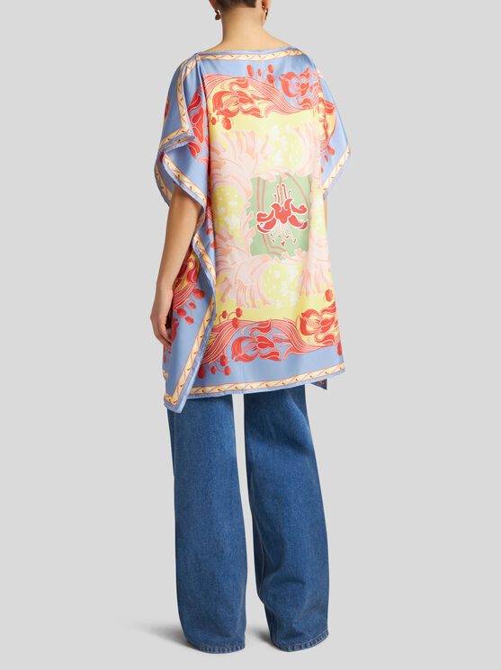 Shop Etro Foulard Top  Summer In Weiss