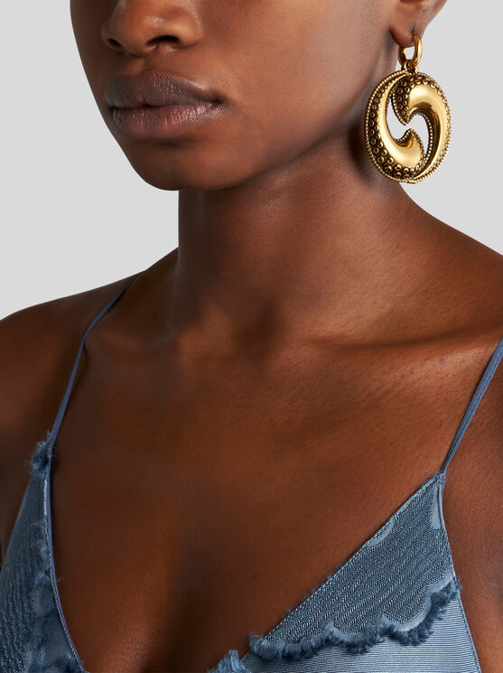 Shop Etro Mycenae Earring In Gold