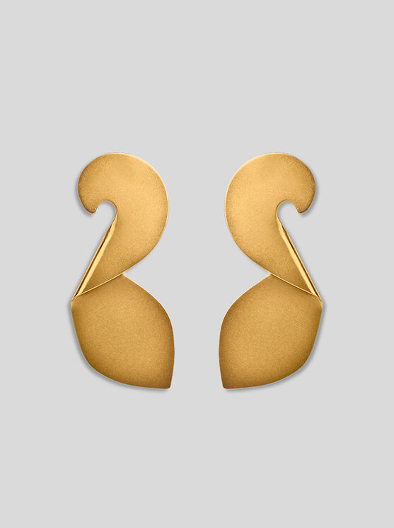 Etro Paisley Dangle Earrings In Gold