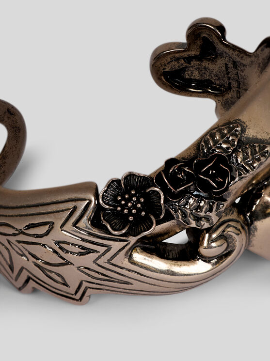 Etro Curly Bangle Bracelet In Silver