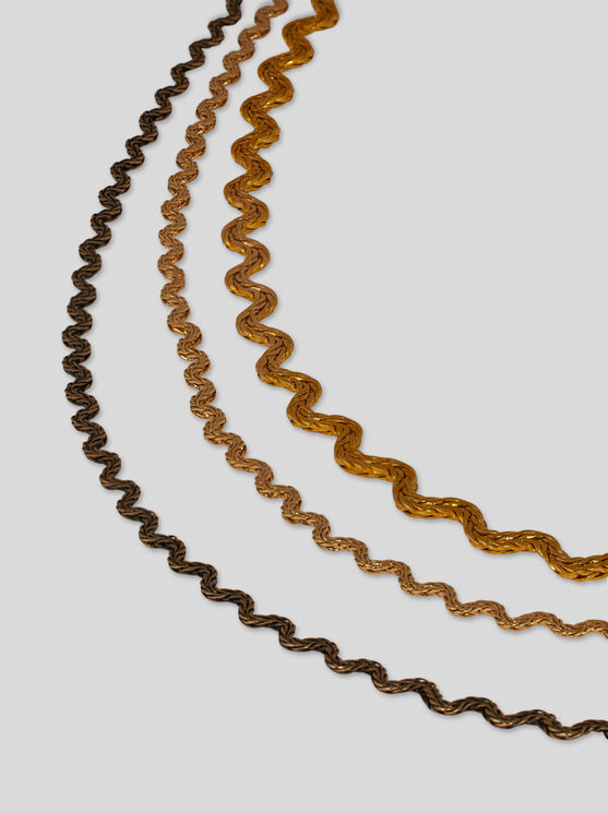 Shop Etro Wave Choker In Gold