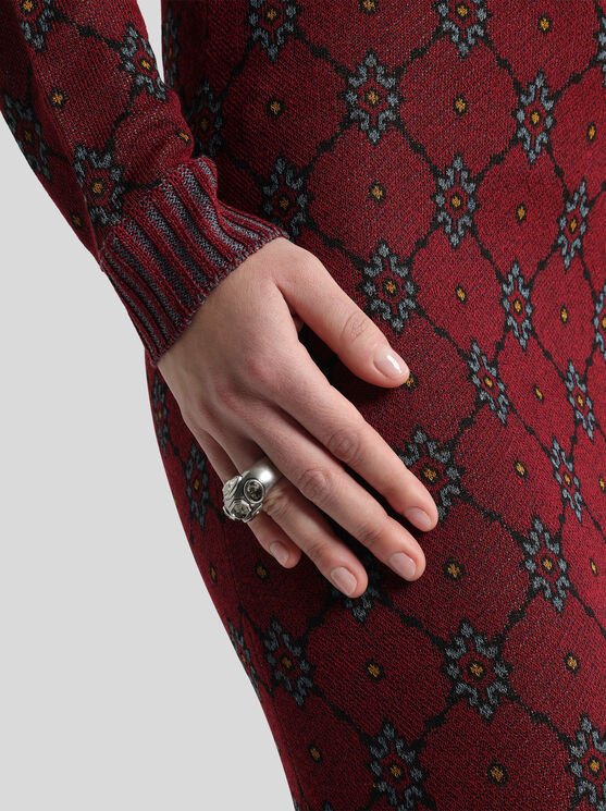 Etro , Stoned Ring, Woman, Silver, Size L In Metallic