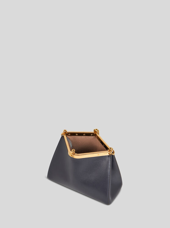 Shop Etro Mini Vela Bag In Navy Blue