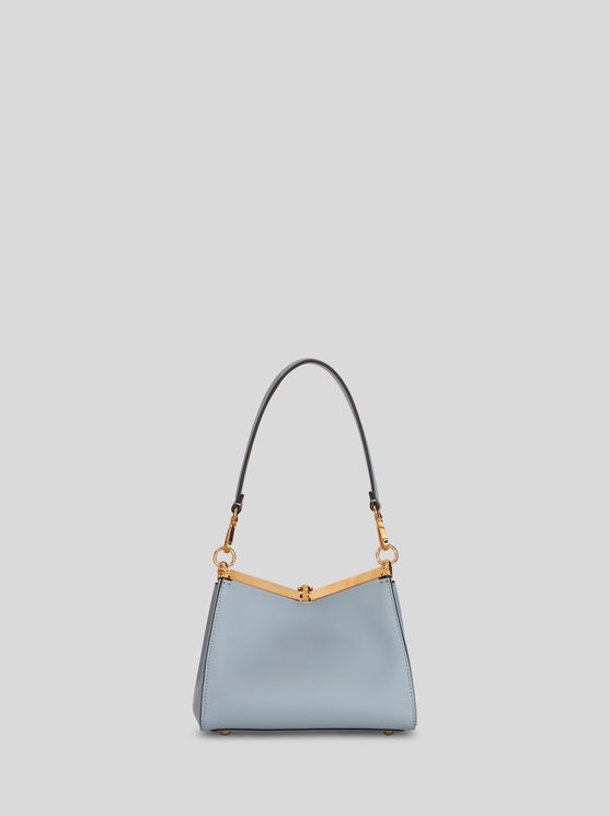 Shop Etro Mini Vela Bag In Light Blue