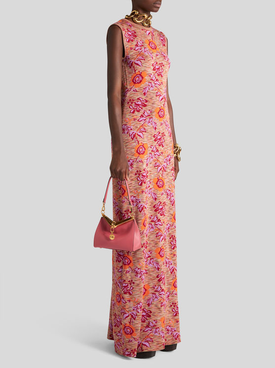 Shop Etro Mini Vela Bag In Pink