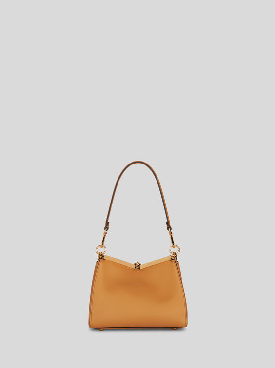 Shop Etro Mini Vela Bag In Light Brown