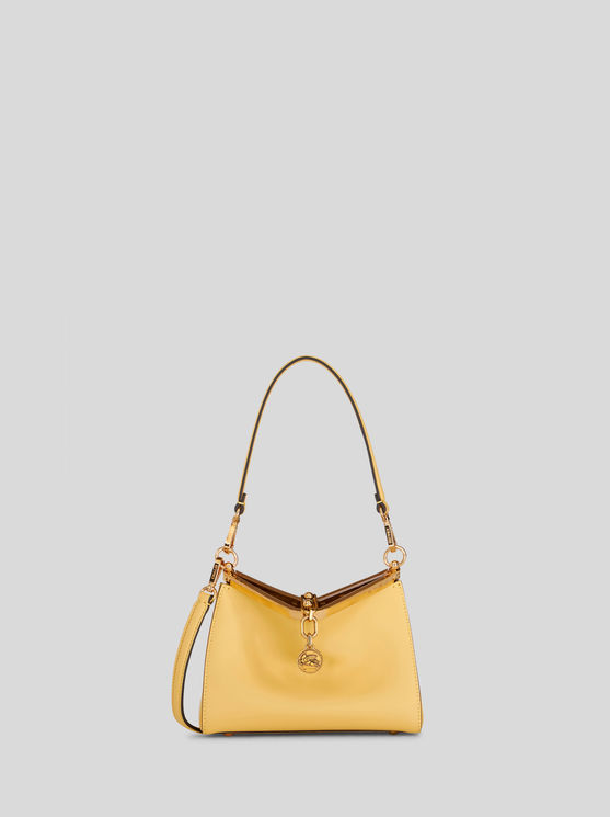 Shop Etro Mini Vela Bag In Beige