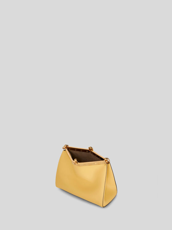 Shop Etro Mini Vela Bag In Beige