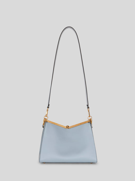 Shop Etro Medium Vela Bag In Light Blue