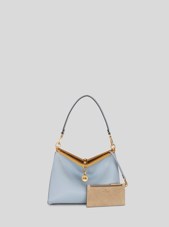 Shop Etro Medium Vela Bag In Light Blue