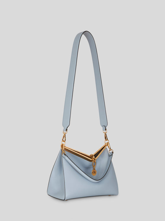 Shop Etro Medium Vela Bag In Light Blue