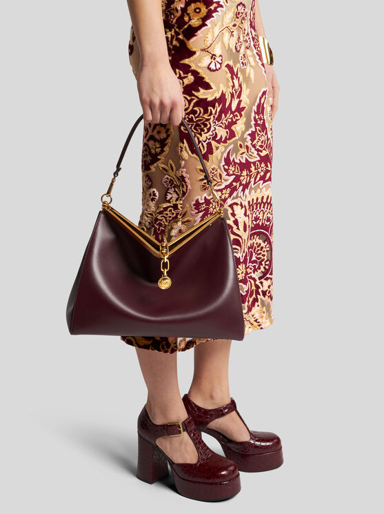 Shop Etro Handtasche Vela Gross In Bordeaux