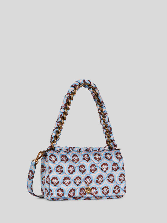 Shop Etro Medium Bond Bag In Light Blue