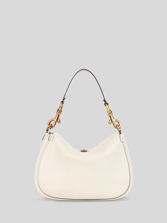 Etro , Medium Leather Pony Bag, Woman, White