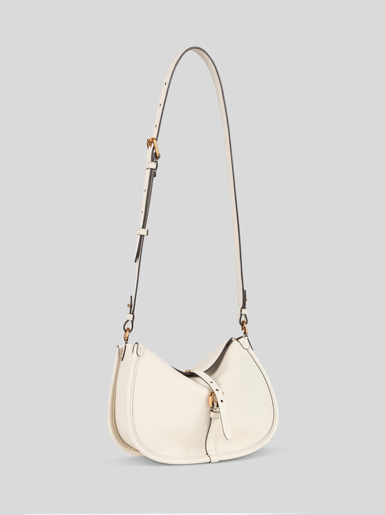 Etro , Medium Leather Pony Bag, Woman, White