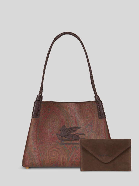 Shop Etro Small Paisley Libra Tote Bag