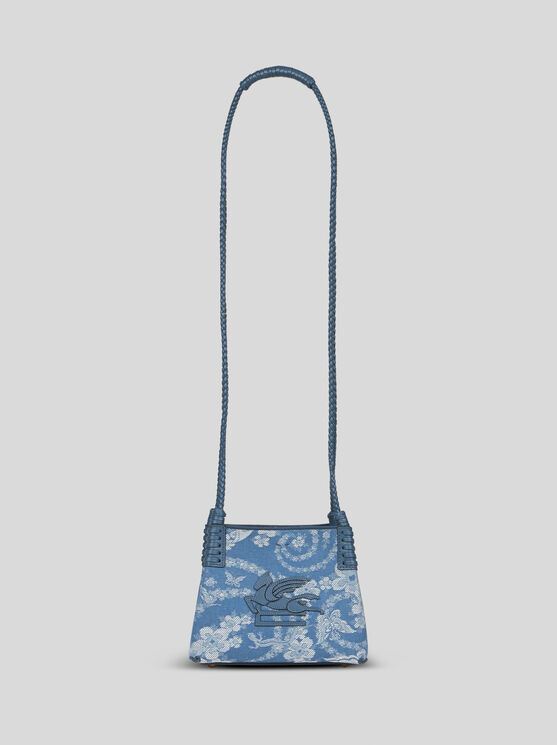 Etro Shoppingtasche Libra Mit Schulterriemen In Hellblau