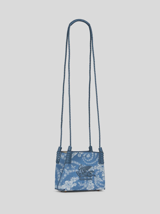 Etro Shoppingtasche Libra Mit Schulterriemen In Hellblau