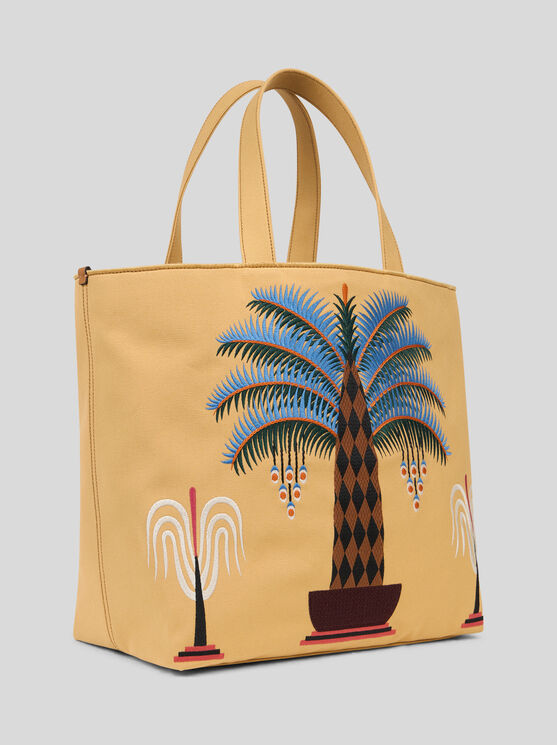 Etro X Agostino Iacurci Canvas Tote Bag