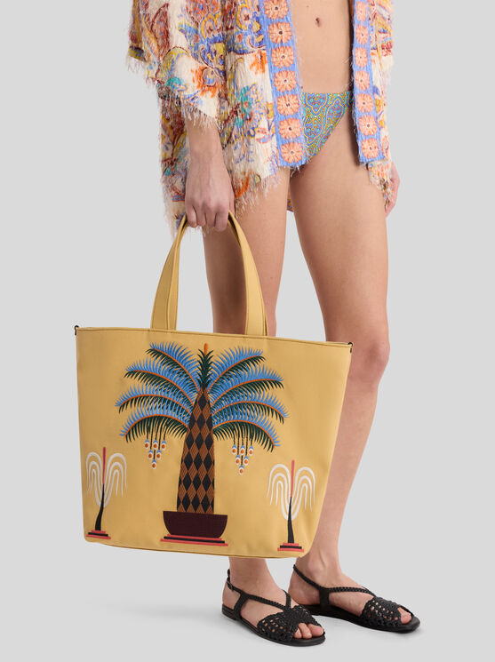 Etro X Agostino Iacurci Canvas Tote Bag