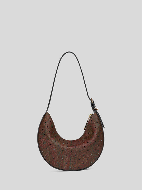 Etro Hobo Essential Small Shoulder Bag In Schwarz