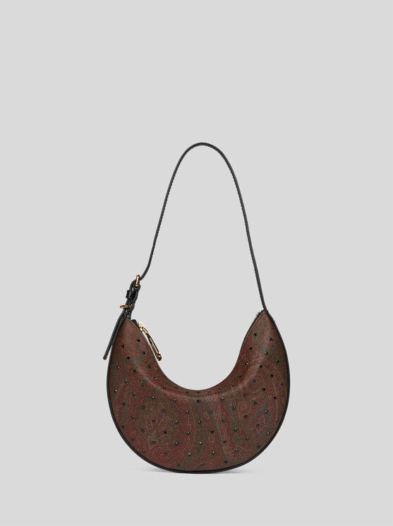 Etro Hobo Essential Small Shoulder Bag In Schwarz