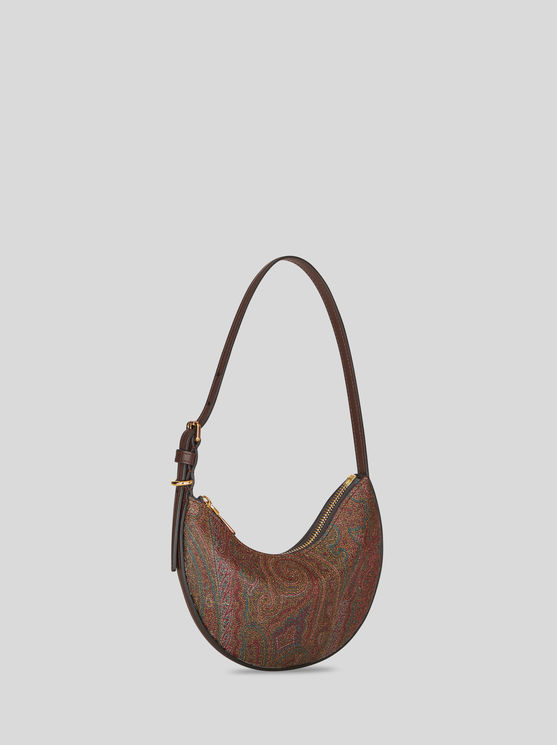 Shop Etro Hobo-tasche Essential Mini In Braun