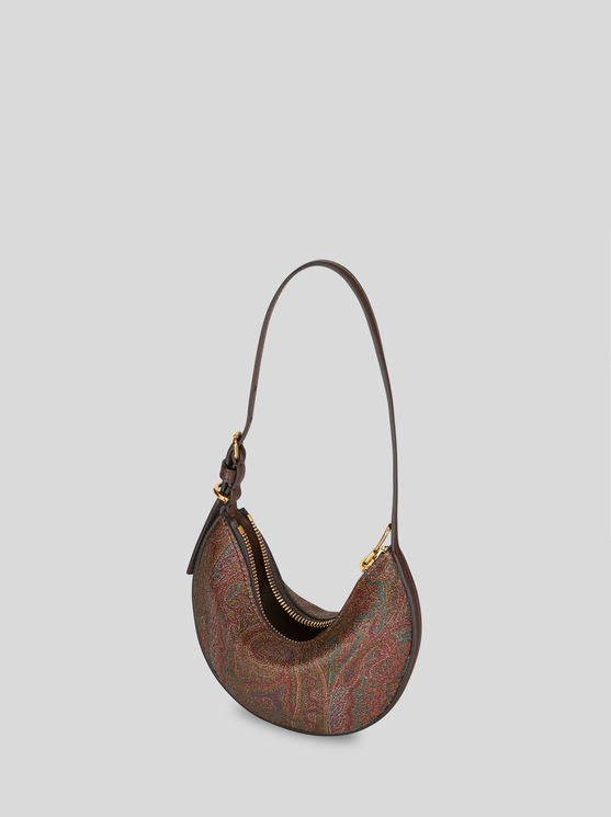 Shop Etro Hobo-tasche Essential Mini In Braun