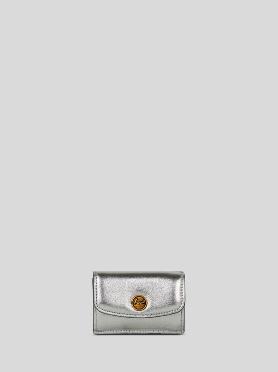 ETRO LAMINATED LEATHER COIN PURSE 