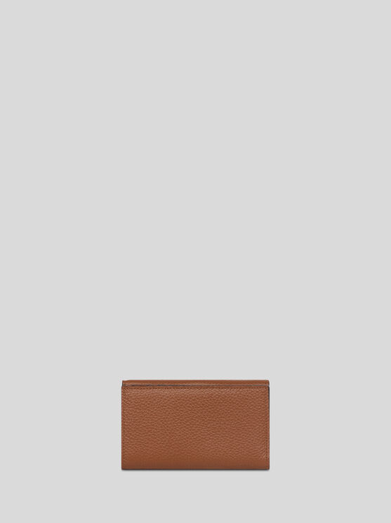 Etro , Geldbörse Pony Aus Gehämmertem Leder, Damen, Kamel